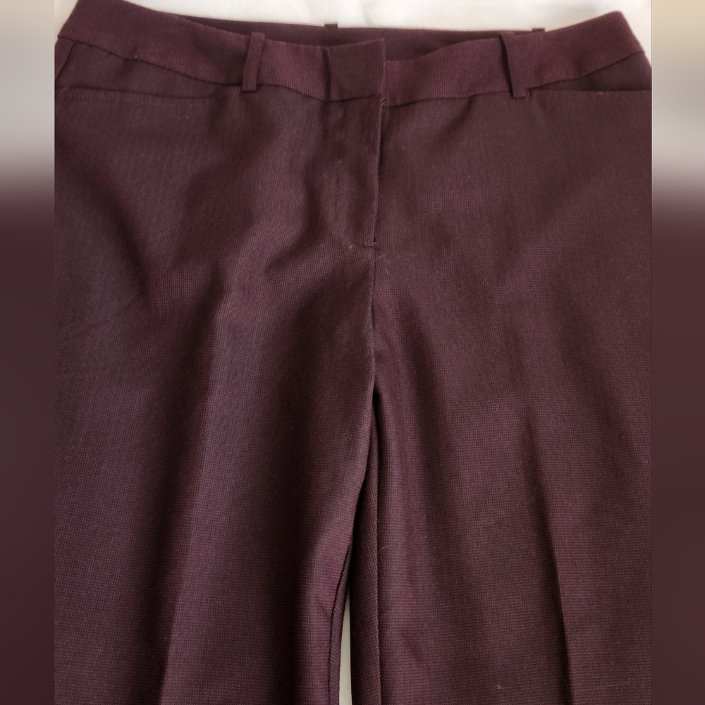 Worthington Burgundy Women's Dress Trousers